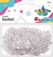 Opakowanie Konfetti Serca puste 7mm i pełne 5mm perłowe 14g