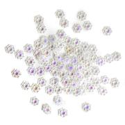 Konfetti śnieżynki opalizujące 9mm błękitne 80szt. Wydawca: Dalprint. Dadada.pl Opakowanie Konfetti śnieżynki opalizujące 9mm błękitne 80szt