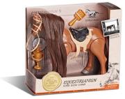 Opakowanie Konik chodzący Champion brązowy + akcesoria