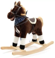 Konik na biegunach z melodią i apaszką Baron. Wydawca: Baby Mix. Dadada.pl Opakowanie Konik na biegunach z melodią i apaszką Baron