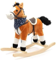 Konik na biegunach z melodią i apaszką Blesk. Wydawca: Baby Mix. Dadada.pl Opakowanie Konik na biegunach z melodią i apaszką Blesk