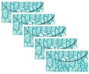 Opakowanie Koperta DL na zatrzask Pióra 5 sztuk