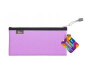 Opakowanie Koperta DL z suwakiem metalowym fioletowa