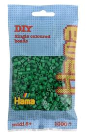 Opakowanie Koraliki Midi w woreczku 1000el zielone