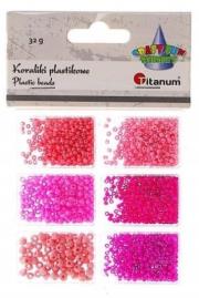 Opakowanie Koraliki plastikowe 6 rozmiarów 32g