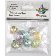 Opakowanie Koraliki plastikowe kwiatki 18mm 16szt