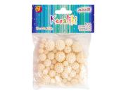 Opakowanie Koraliki plastikowe perłowe 50szt