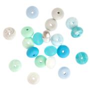 Opakowanie Koraliki silikonowe blue serenity 20szt