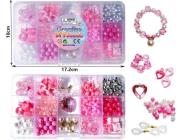 Opakowanie Koraliki w odcieniach różu