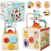 Opakowanie Kostka Edukacyjna Sensoryczna Sorter drewniana