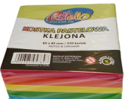 Opakowanie Kostka klejona 85x85mm 370 kartek kolorowa
