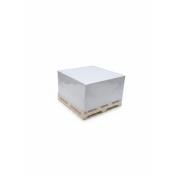 Opakowanie Kostka papierowa klejona biała 100x100x50mm
