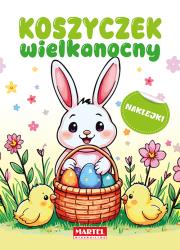 Okładka książki Koszyczek wielkanocny z naklejkami