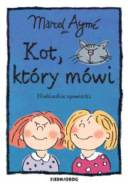 Kot, który mówi. Niebieskie opowieści. Autor: Ayme Marcel. Dadada.pl Okładka książki Kot, który mówi. Niebieskie opowieści