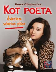 Kot poeta dzieciom wiersze pisze. Autor: Ilona Chojnacka. Dadada.pl Okładka książki Kot poeta dzieciom wiersze pisze