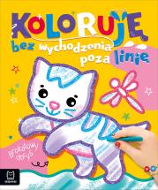 Kotek. Brokatowa kolorowanka. Autor: Kaczyńska Agata. Dadada.pl Okładka książki Kotek. Brokatowa kolorowanka