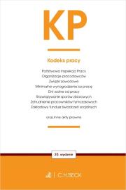 Okładka książki KP. Kodeks pracy oraz ustawy towarzyszące wyd. 20