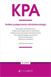 Okładka książki KPA. Kodeks postępowania administracyjnego oraz ustawy towarzyszące wyd. 16
