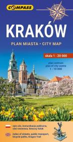 Okładka książki Kraków - Plan miasta 1:20 000 w.2026