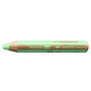 Opakowanie Kredka drewniana woody 3w1 zielony pastel STABILO