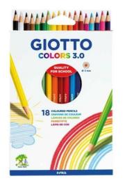 Opakowanie Kredki Colors 3,0 18 kolorów GIOTTO
