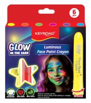 Opakowanie Kredki do malowania twarzy KEYROAD Luminious fluorescencyjne 6 kolorów