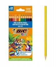Kredki drewniane Kids Smooth ECO 12szt BIC. Wydawca: Bic. Dadada.pl Opakowanie Kredki drewniane Kids Smooth ECO 12szt BIC
