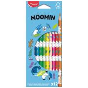 Opakowanie Kredki Muminki 12szt MAPED