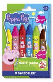 Opakowanie Kredki woskowe sześciokątne Peppa 6kol STAEDTLER