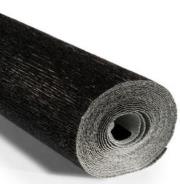 Opakowanie Krepina 50x250cm 180g metalizowana czarna