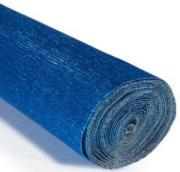 Opakowanie Krepina 50x250cm 180g metalizowana niebieska