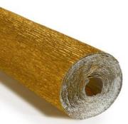 Opakowanie Krepina 50x250cm 180g metalizowana złota ciemna