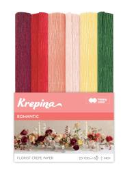 Opakowanie Krepina marszczona Romantic 25x100cm 6 kolorów Happy Color