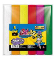 Opakowanie Krepina mini 20x250cm 180g 6 kolorów intensywnych