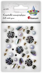 Opakowanie Kryształki samoprzylepne mix 42szt