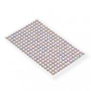 Opakowanie Kryształki samoprzylepne srebrne 6mm