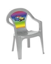 Opakowanie Krzesełko plastikowe pastel szary