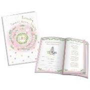 Opakowanie Książeczka A5 Pamiątka Komunijna. Gołąb różowa