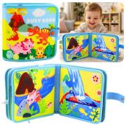 Opakowanie Książeczka edukacyjna sensoryczna dinozaury