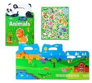 Opakowanie Książeczka z naklejkami wielorazowymi zwierzęta