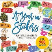 Opakowanie Książka z naklejkami 900szt - A Year in Stickers