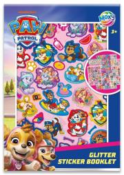 Opakowanie Książka z naklejkami z brokatem Psi Patrol