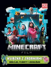 Okładka książki Książka z zadaniami. Naklejki, plakaty i łamigłówki. Minecraft. Film