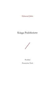 Okładka książki Księga Podobieństw