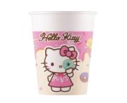 Opakowanie Kubeczki papierowe Hello Kitty and Kuromi 200ml 8szt.