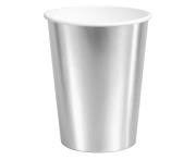 Opakowanie Kubeczki papierowe srebrne 250ml 6szt