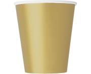 Opakowanie Kubeczki papierowe złote 270ml 8szt