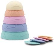 Opakowanie Kubeczki silikonowe z tonącymi dyskami 5szt pastel