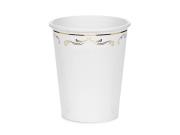 Opakowanie Kubeczki z ornamentem biały 220ml 6szt