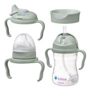 Opakowanie Kubek 4w1 zestaw 240 ml, szałwiowy, b.box